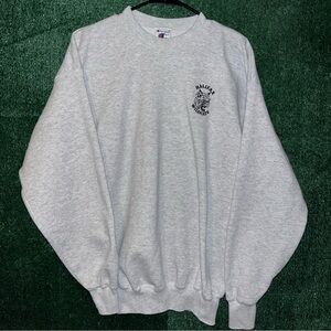 Halifax Wildcats Vintage 90s Gray Champion Crewneck Sweatshirt L PA High School